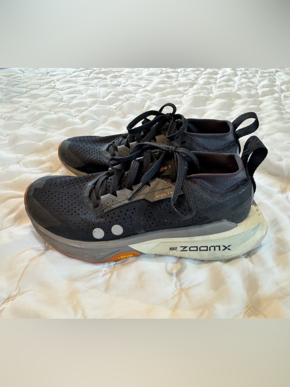 Nike Black ZoomX running shoe